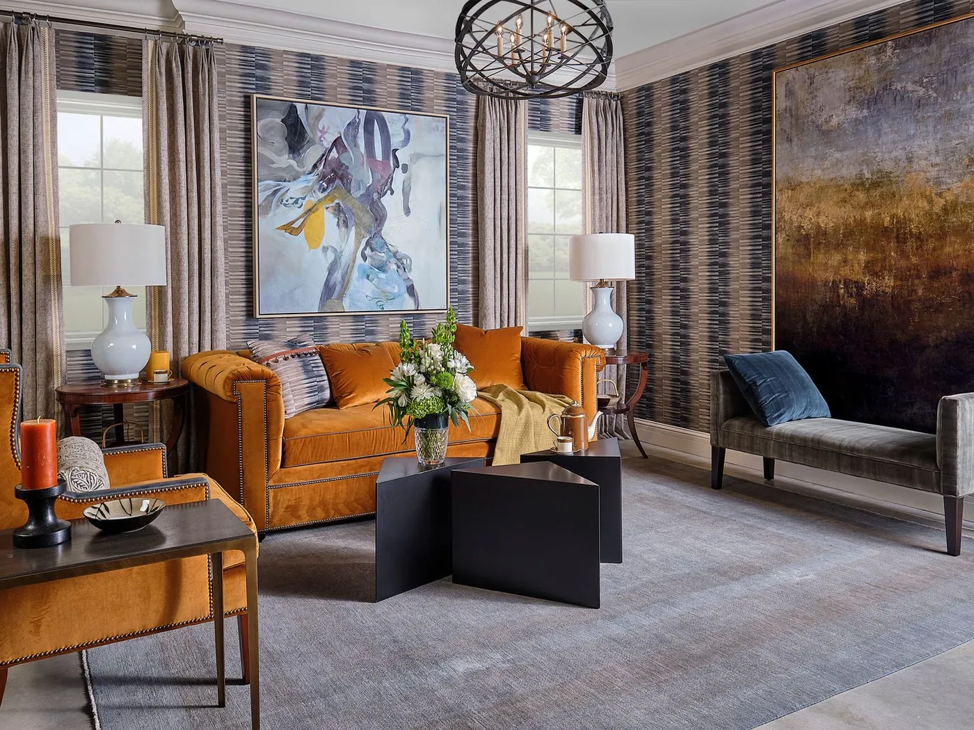 A layered, tailored interior expressing the Keita Turner Design philosophy